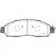 OPEN PARTS BPA1612.24 - Jeu de 4 plaquettes de frein avant