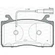 OPEN PARTS BPA1759.12 - Jeu de 4 plaquettes de frein avant