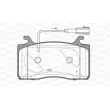 OPEN PARTS BPA1759.22 - Jeu de 4 plaquettes de frein avant