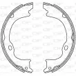 OPEN PARTS BSA2254.00 - Jeu de mâchoires de frein