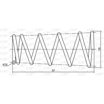 Ressort de suspension OPEN PARTS OEM 20380SA020
