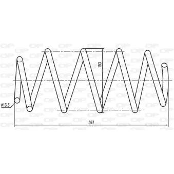 OPEN PARTS CSR9042.00 - Ressort de suspension