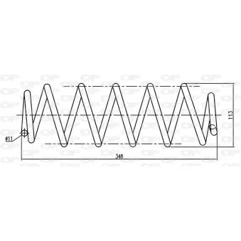 Ressort de suspension OPEN PARTS OEM 5102F5