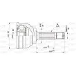 Embout de cardan avant (kit de réparation) OPEN PARTS [CVJ5044.10]