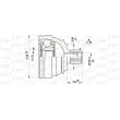 OPEN PARTS CVJ5121.10 - Embout de cardan avant (kit de réparation)