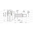 OPEN PARTS CVJ5158.10 - Embout de cardan avant (kit de réparation)