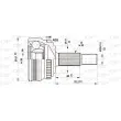 Embout de cardan avant (kit de réparation) OPEN PARTS [CVJ5185.10]