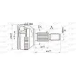 OPEN PARTS CVJ5200.10 - Embout de cardan avant (kit de réparation)