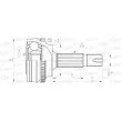 OPEN PARTS CVJ5497.10 - Embout de cardan avant (kit de réparation)