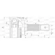 Embout de cardan avant (kit de réparation) OPEN PARTS [CVJ5544.10]