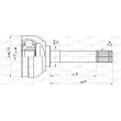 Embout de cardan avant (kit de réparation) OPEN PARTS [CVJ5563.10]