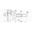 Embout de cardan avant (kit de réparation) OPEN PARTS [CVJ5576.10]