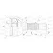 OPEN PARTS CVJ5598.10 - Embout de cardan avant (kit de réparation)