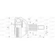 OPEN PARTS CVJ5609.10 - Embout de cardan avant (kit de réparation)