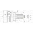 OPEN PARTS CVJ5664.10 - Embout de cardan avant (kit de réparation)