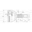 OPEN PARTS CVJ5684.10 - Embout de cardan avant (kit de réparation)