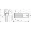 OPEN PARTS CVJ5755.10 - Embout de cardan avant (kit de réparation)