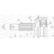 OPEN PARTS CVJ5818.10 - Embout de cardan avant (kit de réparation)