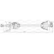 OPEN PARTS DRS6020.00 - Arbre de transmission avant gauche 