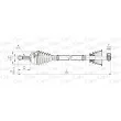 OPEN PARTS DRS6036.00 - Arbre de transmission avant gauche 