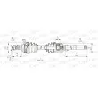 Arbre de transmission avant droit OPEN PARTS [DRS6045.00]