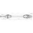OPEN PARTS DRS6147.00 - Arbre de transmission avant droit 
