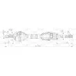 OPEN PARTS DRS6242.00 - Arbre de transmission avant droit 