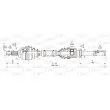 OPEN PARTS DRS6353.00 - Arbre de transmission avant droit 