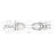 Arbre de transmission avant droit OPEN PARTS [DRS6371.00]
