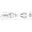 Arbre de transmission avant gauche OPEN PARTS [DRS6379.00]