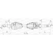 OPEN PARTS DRS6440.00 - Arbre de transmission avant droit 