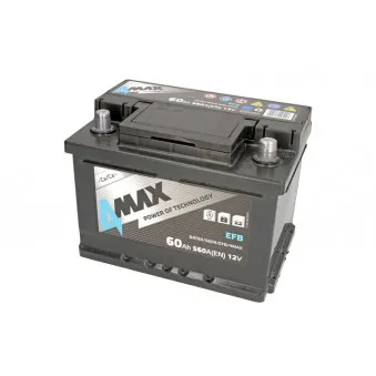Batterie de démarrage Start & Stop 4MAX BAT60/560R/EFB/4MAX