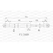 OPEN PARTS GSR6427.00 - Vérin, capot-moteur