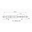 OPEN PARTS GSR6434.00 - Vérin, capot-moteur