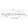 OPEN PARTS GSR6473.00 - Vérin de hayon, de coffre
