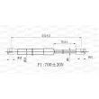 OPEN PARTS GSR6525.00 - Vérin, capot-moteur