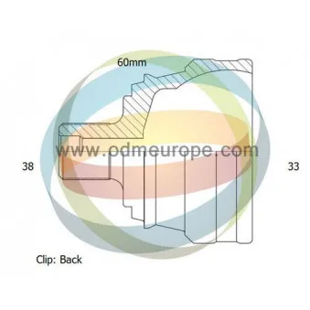 Embout de cardan avant (kit de réparation) ODM-MULTIPARTS OEM 701498099X