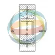 ODM-MULTIPARTS 12-216001 - Joint, arbre longitudinal