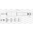 Jeu de 2 amortisseurs avant OPEN PARTS [SAB8380.31]