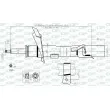 OPEN PARTS SAB8561.31 - Amortisseur avant gauche 