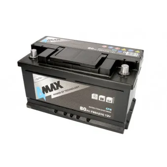 Batterie de démarrage Start & Stop 4MAX BAT80/730R/EFB/4MAX