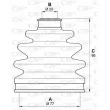 OPEN PARTS SJK7182.00 - Soufflets de cardan avant