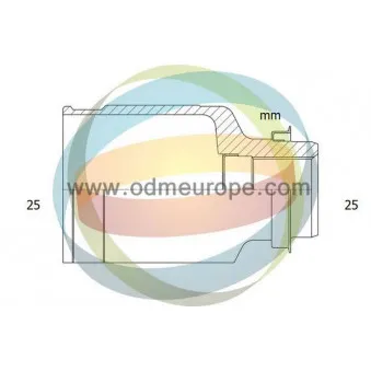 Embout de cardan avant (kit de réparation) ODM-MULTIPARTS 14-076905