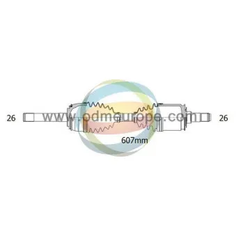 Arbre de transmission ODM-MULTIPARTS 18-002540
