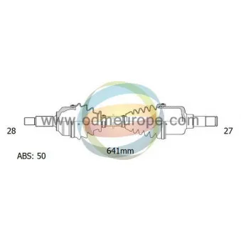 ODM-MULTIPARTS 18-042331 - Arbre de transmission