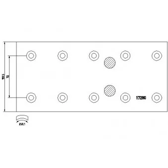 Kit de garnitures de frein, frein à tambour TEXTAR OEM a6744214930