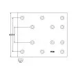 TEXTAR 1909902 - Kit de garnitures de frein, frein à tambour