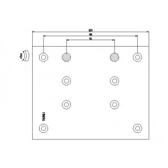 Kit de garnitures de frein, frein à tambour TEXTAR 1949613 pour MAN TGX 33,400 - 400cv