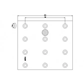 Kit de garnitures de frein, frein à tambour TEXTAR 1969905 pour NEOPLAN Transliner N 316 - 311cv