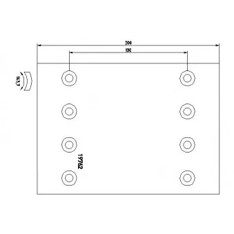 TEXTAR 1976207 - Kit de garnitures de frein, frein à tambour